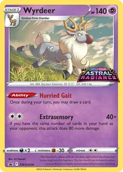 SWSH Black Star Promos Wyrdeer Pokémon card